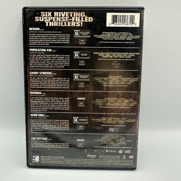 Where Evil Lies 6 Movie Collection DVD Population 436 Devour Candy Stripers - Picture 2 of 3